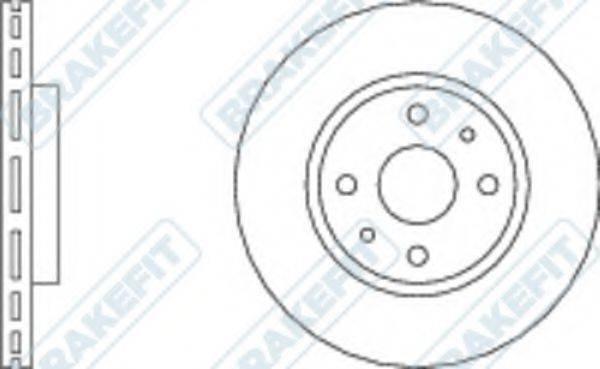 APEC BRAKING DK6147 гальмівний диск