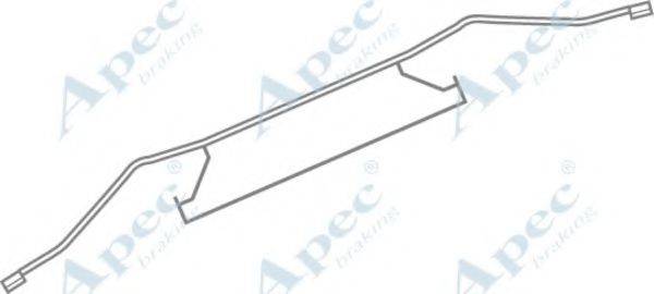 APEC BRAKING KIT503 Комплектуючі, гальмівні колодки