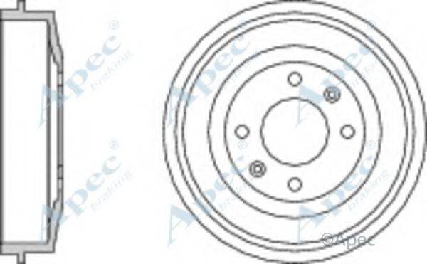 APEC BRAKING DRM9504 Гальмівний барабан