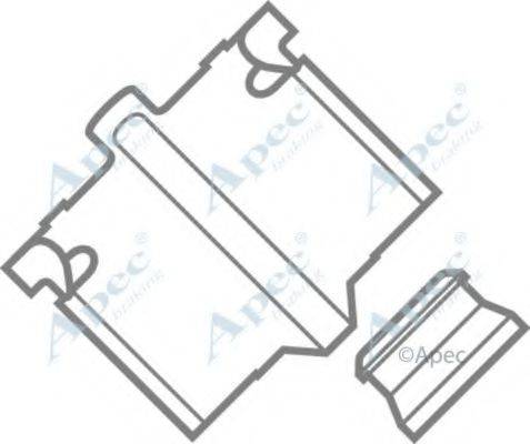 APEC BRAKING KIT552 Комплектуючі, гальмівні колодки