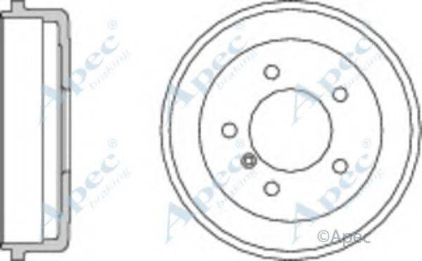 APEC BRAKING DRM9507 Гальмівний барабан