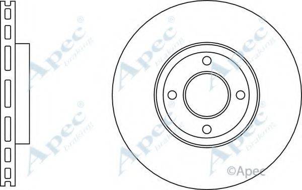 APEC BRAKING DSK3118 гальмівний диск