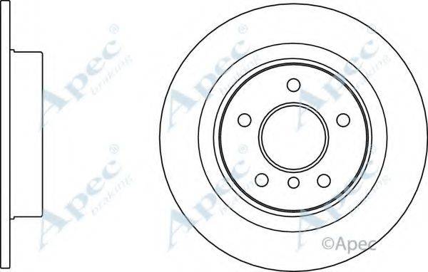 APEC BRAKING DSK3125 гальмівний диск