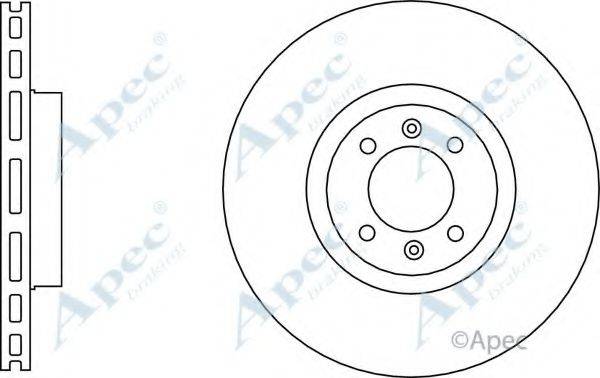 APEC BRAKING DSK3133 гальмівний диск