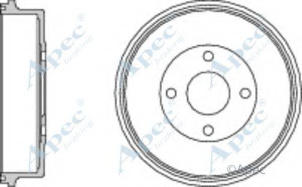 APEC BRAKING DRM9515 Гальмівний барабан