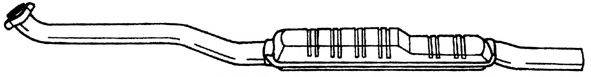 SIGAM 15426 Середній глушник вихлопних газів
