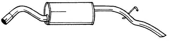 SIGAM 25636 Глушник вихлопних газів кінцевий