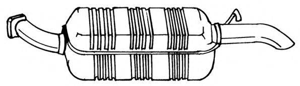 SIGAM 26600 Глушник вихлопних газів кінцевий