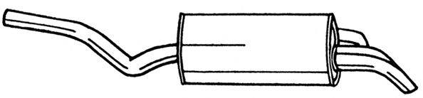 SIGAM 35609 Глушник вихлопних газів кінцевий