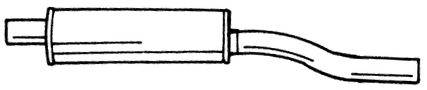 SIGAM 40604 Глушник вихлопних газів кінцевий