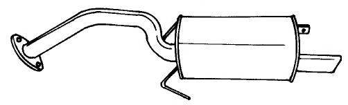 SIGAM 44610 Глушник вихлопних газів кінцевий