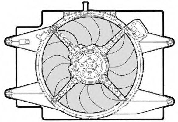 CTR 1209500 Вентилятор, охолодження двигуна