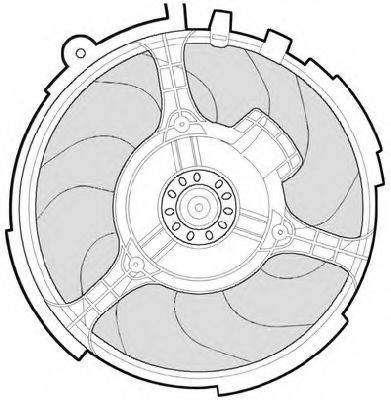 CTR 1209575 Вентилятор, охолодження двигуна