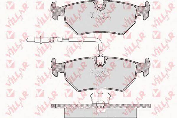 VILLAR 6260497 Комплект гальмівних колодок, дискове гальмо