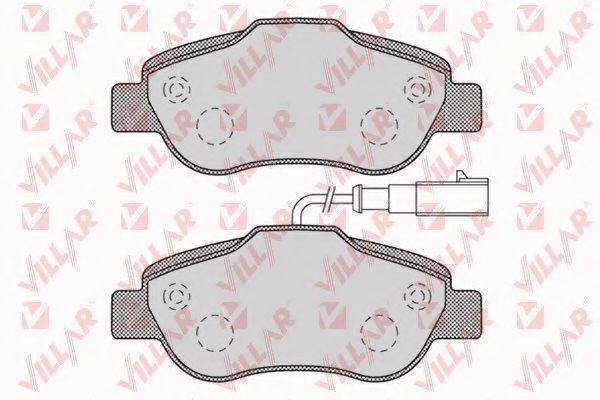 VILLAR 6261263 Комплект гальмівних колодок, дискове гальмо