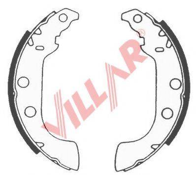 VILLAR 6290569 Комплект гальмівних колодок