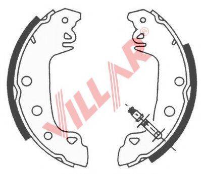 VILLAR 6290650 Комплект гальмівних колодок