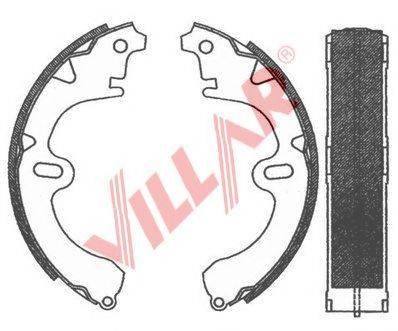 VILLAR 6290779 Комплект гальмівних колодок