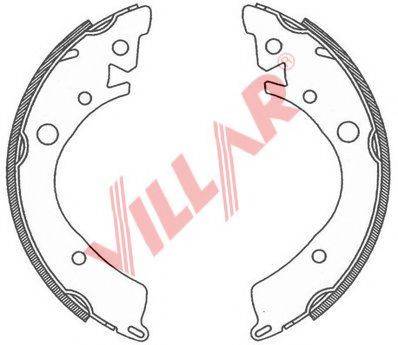 VILLAR 6290802 Комплект гальмівних колодок