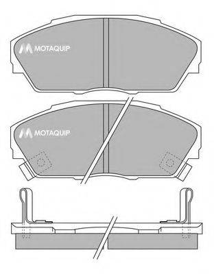 MOTAQUIP LVXL642 Комплект гальмівних колодок, дискове гальмо