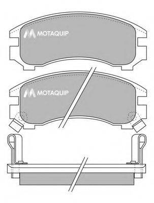 MOTAQUIP LVXL841 Комплект гальмівних колодок, дискове гальмо