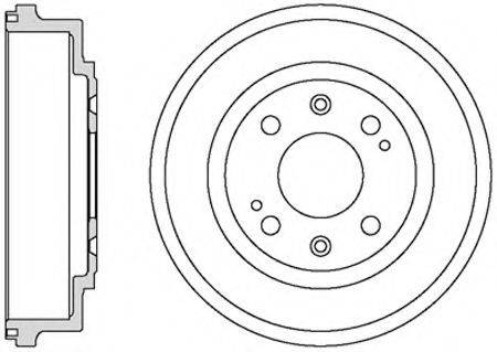 MOTAQUIP VBD644 Гальмівний барабан