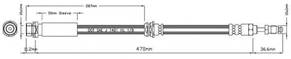 MOTAQUIP VBJ639 Гальмівний шланг