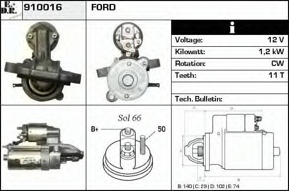 EDR 910016 Стартер