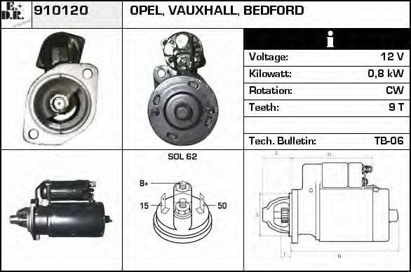 EDR 910120 Стартер