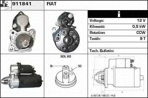 EDR 911841 Стартер