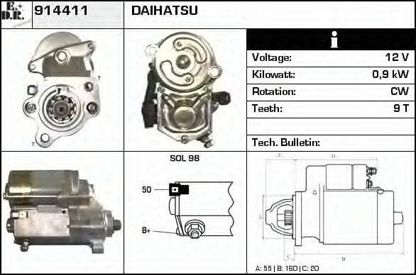 EDR 914411 Стартер