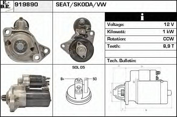 EDR 919890 Стартер