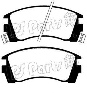 IPS PARTS IBD1193 Комплект гальмівних колодок, дискове гальмо