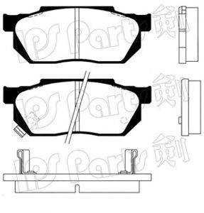 IPS PARTS IBD1419 Комплект гальмівних колодок, дискове гальмо