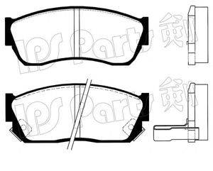 IPS PARTS IBD1805 Комплект гальмівних колодок, дискове гальмо