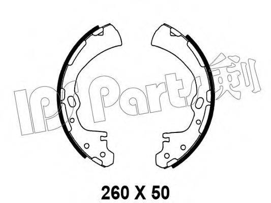 IPS PARTS IBL4138 Гальмівні колодки