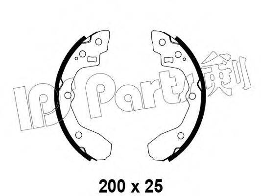 IPS PARTS IBL4305 Гальмівні колодки