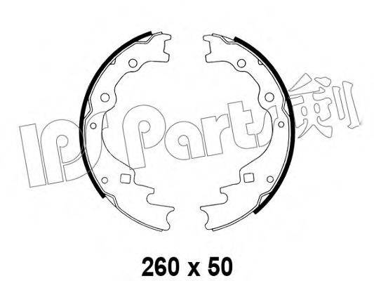 IPS PARTS IBL4325 Гальмівні колодки