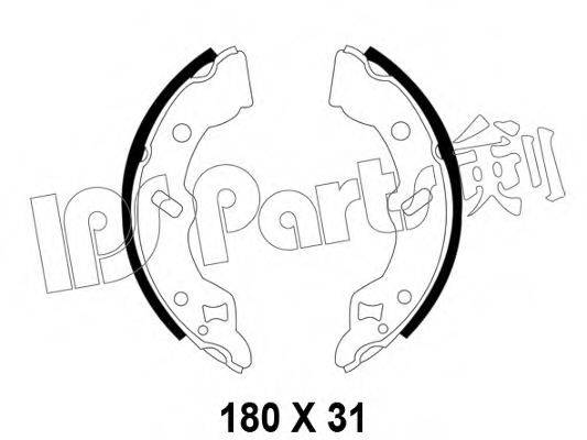 IPS PARTS IBL4399 Гальмівні колодки