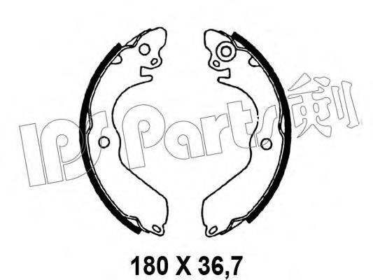 IPS PARTS IBL4587 Гальмівні колодки