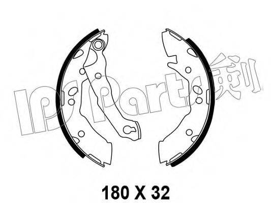 IPS PARTS IBL4595 Гальмівні колодки