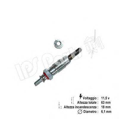 IPS PARTS IDG007 Ізолятор, свічка розжарювання