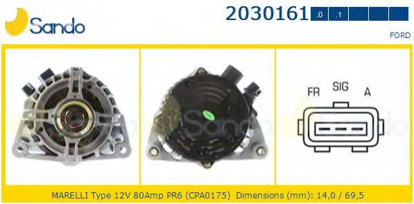 SANDO 20301610 Генератор