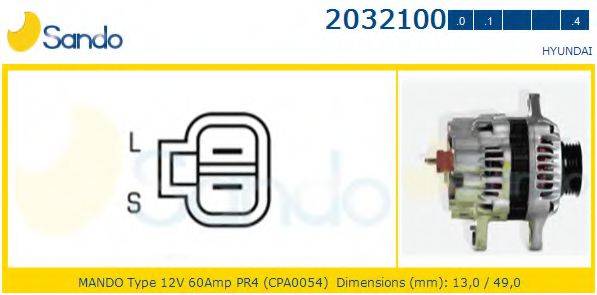 SANDO 20321000 Генератор