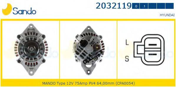 SANDO 20321190 Генератор