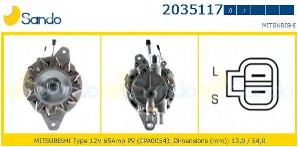 SANDO 20351171 Генератор