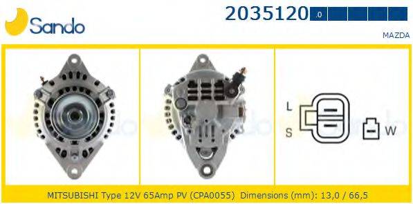 SANDO 20351200 Генератор