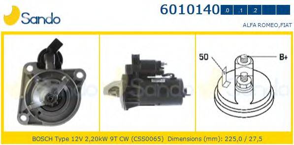 SANDO 60101400 Стартер