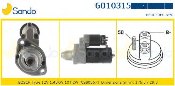 SANDO 60103151 Стартер