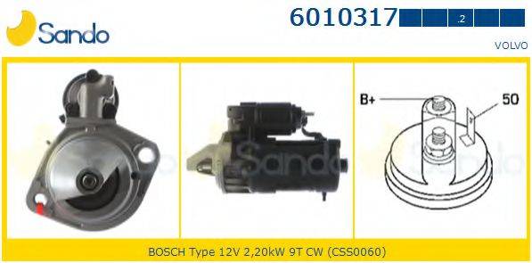 SANDO 60103172 Стартер